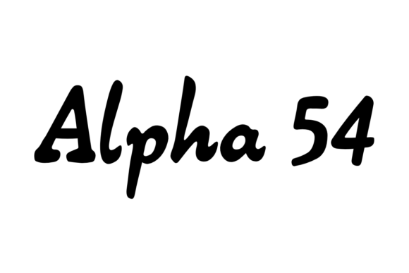 Alpha 54 Typeface: A Polished Addition to Small Business Branding