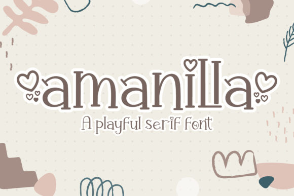 Amanilla: A Sweet and Romantic Typeface for Creative Makers