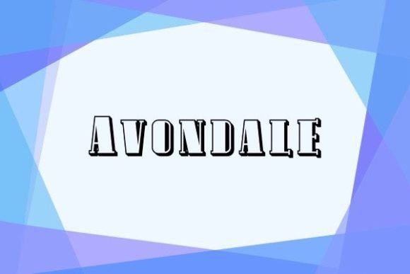 Avondale Font: A Serif Typeface for Modern Web Design