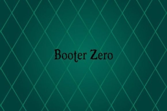 Booter Zero Font: A Digital Designer’s Delight