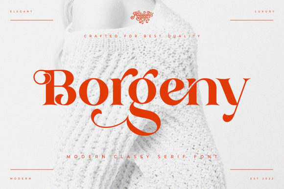Borgeny Font: A Stylish Typeface for Modern Web Design
