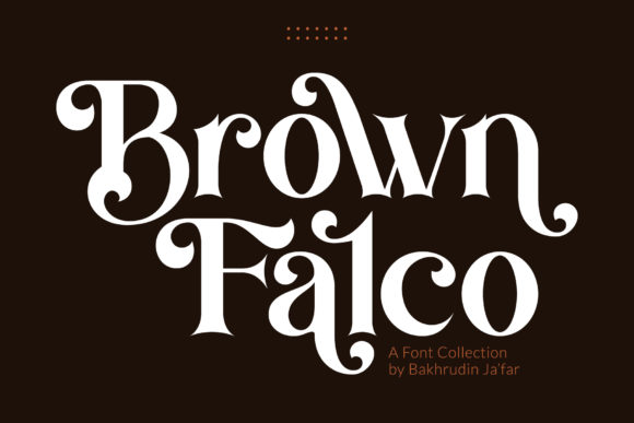 Brown Falco: A Classy Serif Typeface for Real Branding Projects