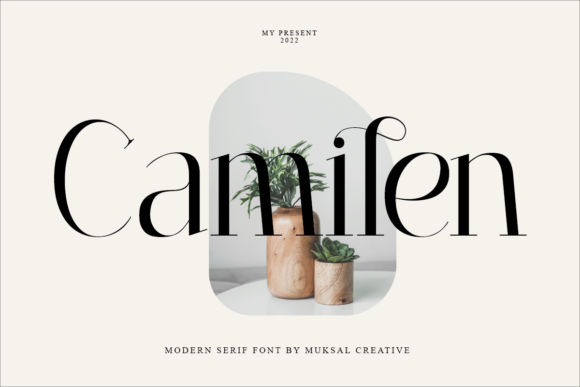 Camilen Font: A Stylish Serif for Craft Creations