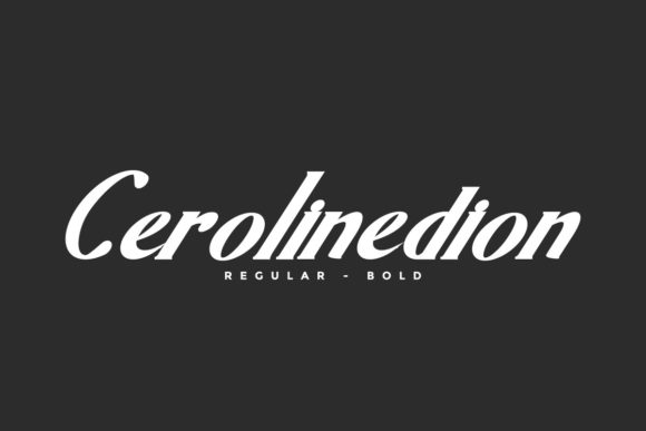 Cerolinedion: A Stylish Serif Typeface for Modern Web Design