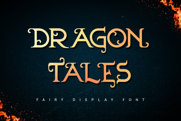 Dragon Tales Font: A Dreamy Serif for Crafters and Creative Sellers
