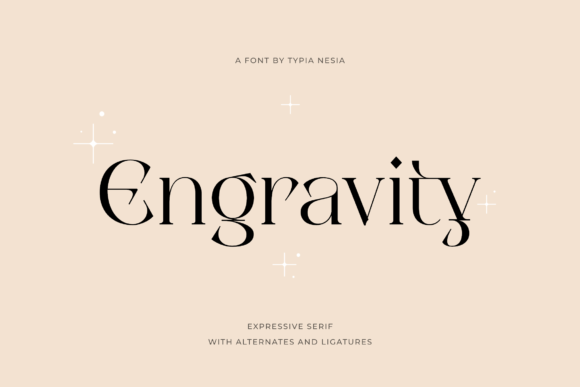 Engravity: A Gentle Serif Font for Thoughtful Branding