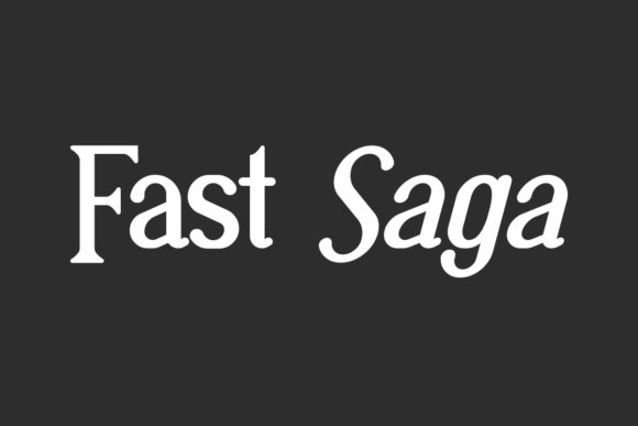 Fast Saga: The Typeface That Speeds Up Your Campaign Design