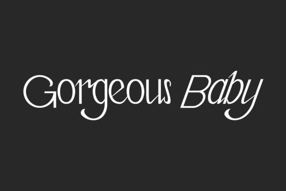 Gorgeous Baby: A Stylish Typeface for Web Design Projects