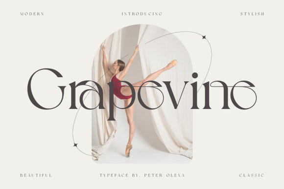Grapevine Font: A Serif Typeface That Adds Elegance to Every Handmade Project