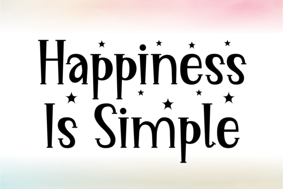 Happiness is Simple: A Typeface That Elevates Digital Design