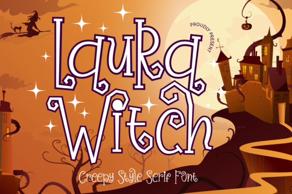 Laura Witch Font: A Spooky Serif for Strong Brand Identity
