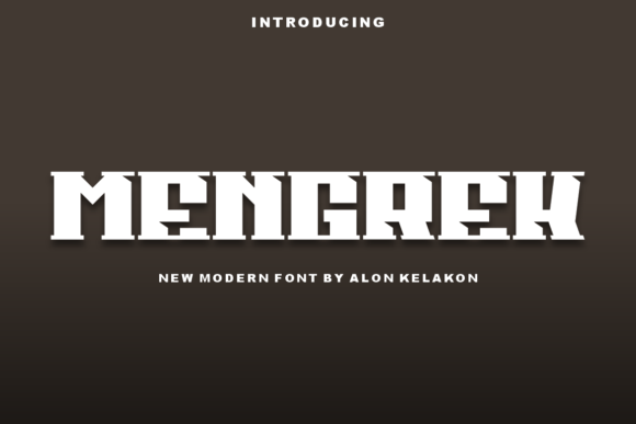 Mengrek Font: A Serif Typeface for Editorial Elegance