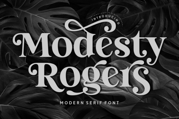 Modesty Rogers Font: A Beautiful Typeface for Creative Makers
