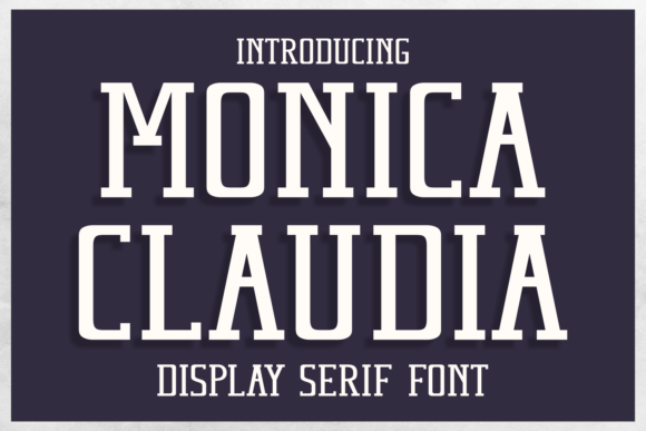 Monica Claudia: A Serif Typeface That Elevates Editorial Design