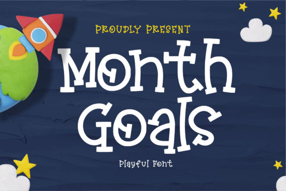 Monthly Goals Font: A Chic Serif for Creative Makers