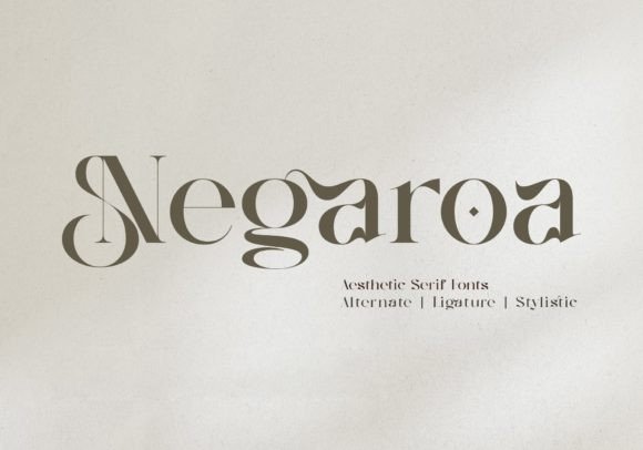 Negaroa: A Serif Typeface That Elevates Editorial Design
