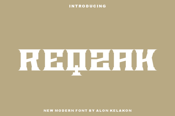 Reqzak Font: A Serif Typeface for Editorial Design and Branding