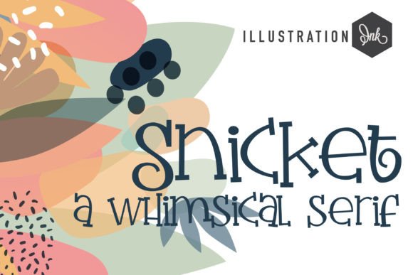 Snicket: A Whimsical Serif Font for Dynamic Branding