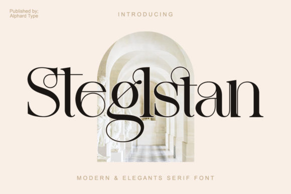 Steglstans Elegant Typeface for Digital Design