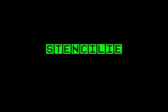 Stencilie: A Serif Font for Editorial Design with Heart