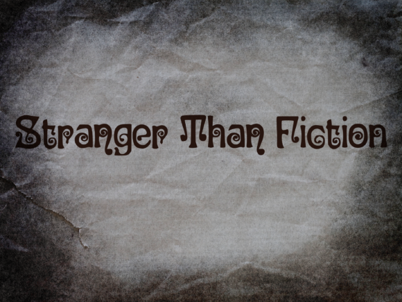 Stranger Than Fiction Typeface: A Whimsical Serif for Editorial Design
