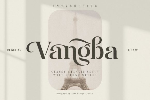 Vangba Font: A Stylish Typeface for Strong Campaign Headlines