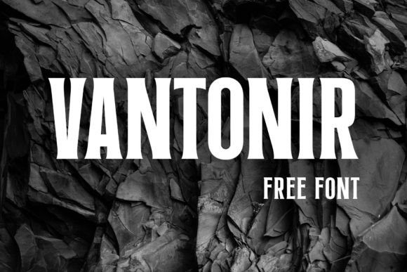 Vantonir Font: A Strong Typeface for Campaign Design