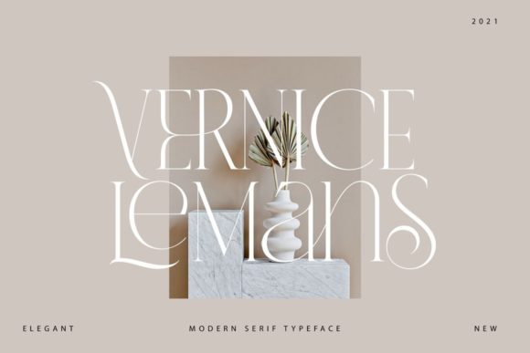 Vernice Lemans: A Delicate Serif Font for Digital Design