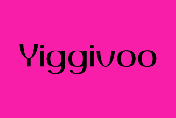 Yiggivoo Font: A Playful Serif Typeface for Creative Branding